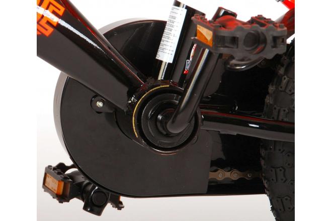 Volare Sportivo Children's Bicycle - Boys - 12 inch - Neon Orange Black - 95% assembled