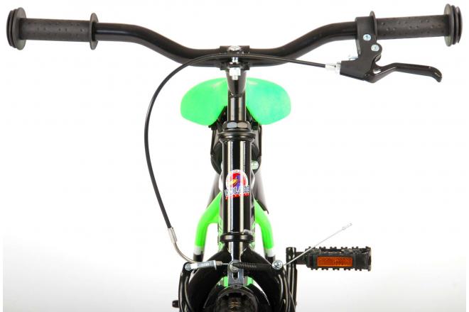 Volare Sportivo Children's Bicycle - Boys - 16 inch - Neon Green Black - 95% assembled