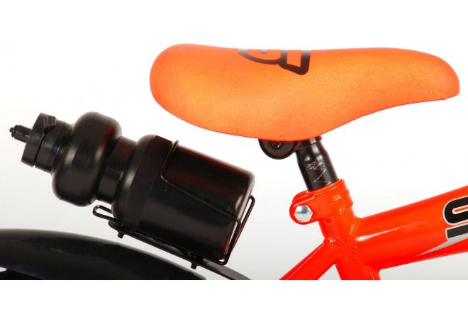 Volare Sportivo Children's Bicycle - Boys - 16 inch - Neon Orange Black - 95% assembled