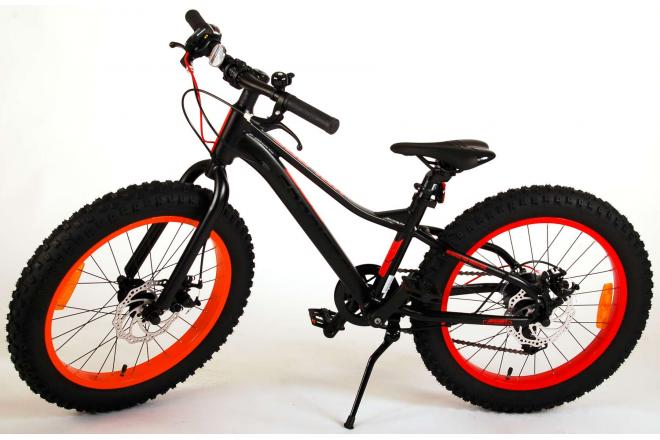 Volare Gradient Children's Bicycle – Boys – 20 inch – Black Orange Red – 6 speed – Prime Collection