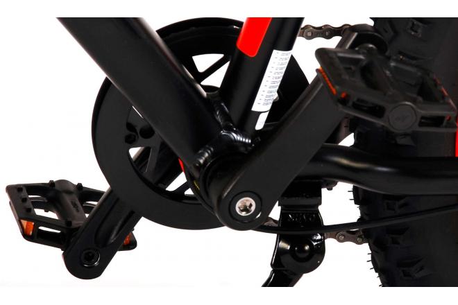 Volare Gradient Children's Bicycle – Boys – 20 inch – Black Orange Red – 6 speed – Prime Collection