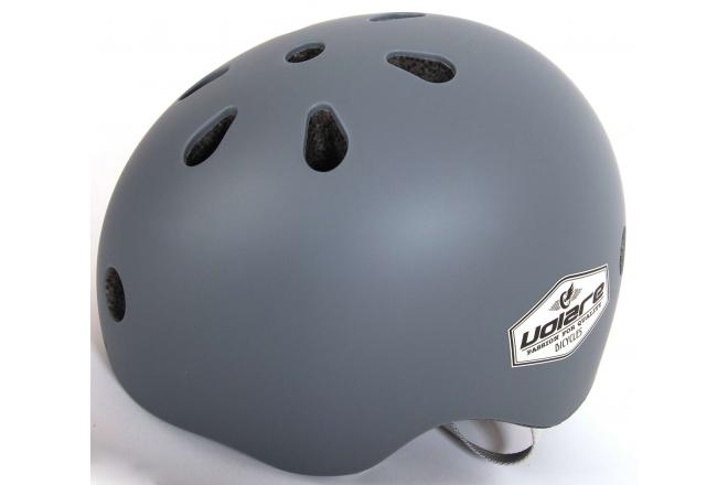 Volare Bicycle Helmet - Kids - Grey - 45-51 cm