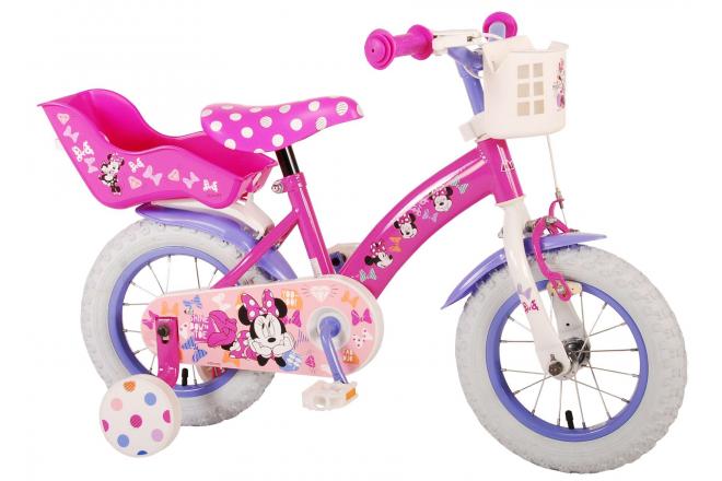Disney Minnie Cutest Ever! Children's Bicycle - Girls - 12 inch - Pink