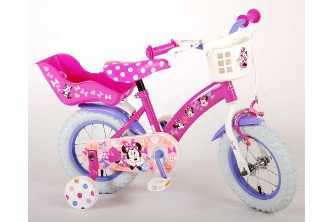 Disney Minnie Cutest Ever! Children's Bicycle - Girls - 12 inch - Pink