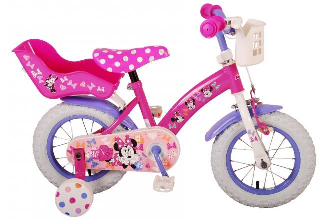 Disney Minnie Cutest Ever! Children's Bicycle - Girls - 12 inch - Pink