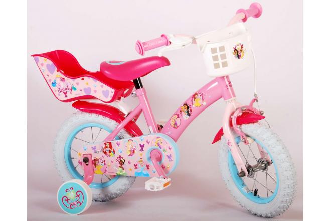 Disney Princess Kinderfiets - meisjes - 12 inch - Roze - Poppenzitje