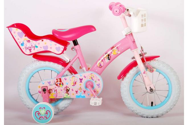 Disney Princess Kinderfiets - meisjes - 12 inch - Roze - Poppenzitje