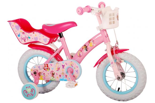 Disney Princess Kinderfiets - meisjes - 12 inch - Roze - Poppenzitje