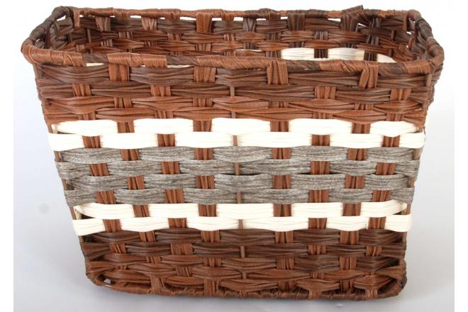 Volare Braided Wicker Bicycle Basket - Large