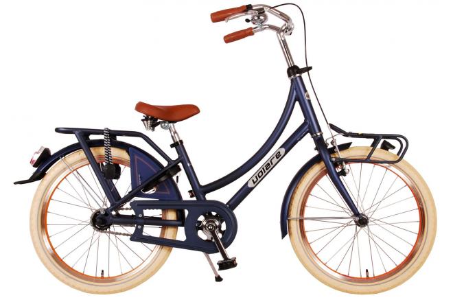 Volare Classic Oma Kinderfiets - Girls - 20 inch - Matt Blue