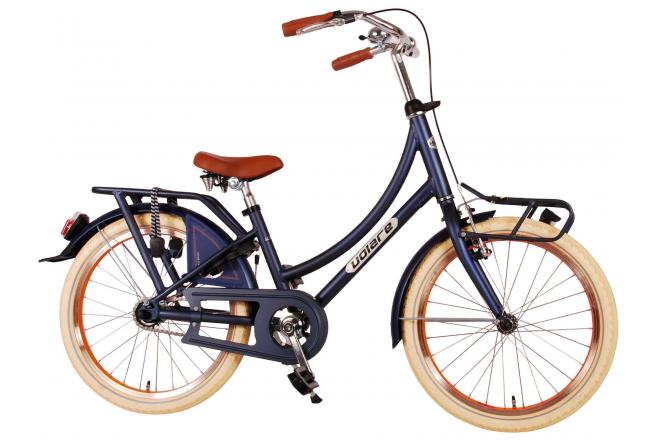 Volare Classic Oma Kinderfiets - Girls - 20 inch - Matt Blue