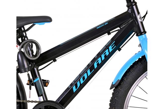 Volare Rocky children's bike - 20 inch - Black Blue - 95% completed - Prime Collection