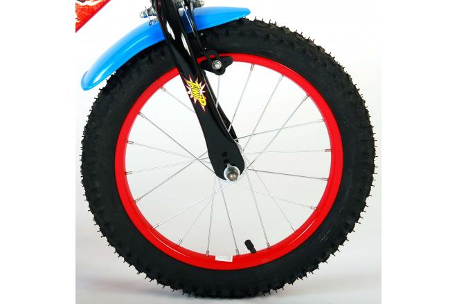 Spider-Man Children's Bicycle - Boys - 16 inch - Blue Red