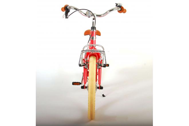 Volare Melody Children's bicycle - Girls - 18 inch - Coral Red - Prime Collection