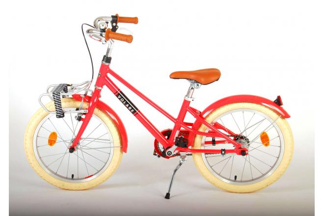 Volare Melody Children's bicycle - Girls - 18 inch - Coral Red - Prime Collection