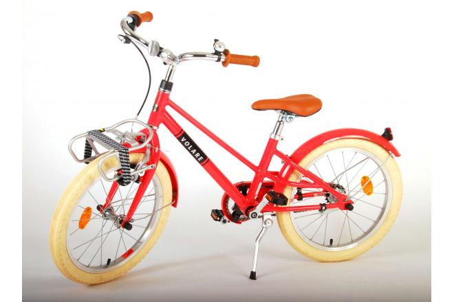 Volare Melody Children's bicycle - Girls - 18 inch - Coral Red - Prime Collection