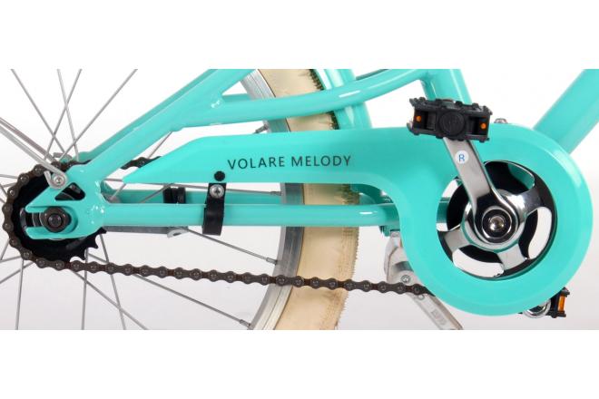 Volare Melody Children's bicycle - Girls - 18 inch - Turquoise - Prime Collection