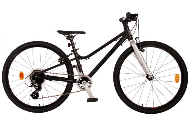 Volare Dynamic Children's Bicycle - Boys - 24 inch - Matt Black - 2 Hand Brakes - 8 Speed - Prime Collection