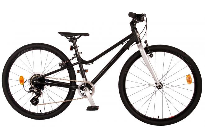 Volare Dynamic Children's Bicycle - Boys - 24 inch - Matt Black - 2 Hand Brakes - 8 Speed - Prime Collection