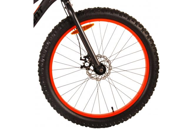 Volare Gradient Children's Bicycle – Boys – 26 inch – Black Orange – 7 speed – Prime Collection