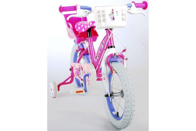 Disney Minnie Cutest Ever! - Children's bike - Girls - 12 inch - Pink - Two handbrakes