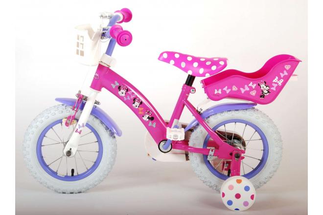 Disney Minnie Cutest Ever! Children's Bicycle - Girls - 12 inch - Pink