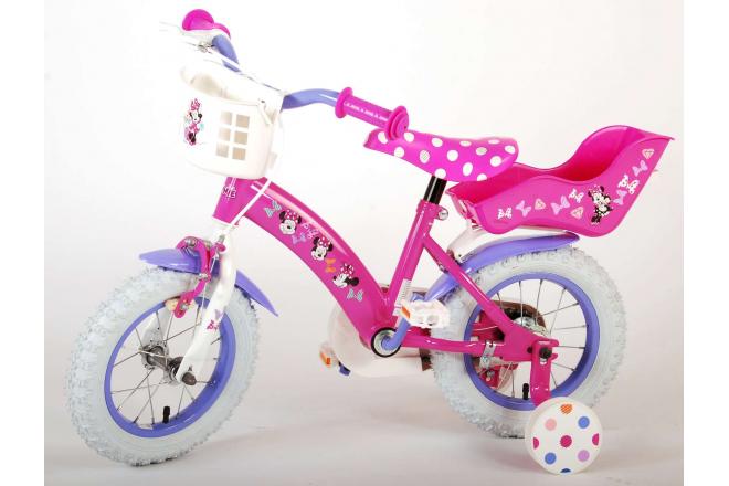 Disney Minnie Cutest Ever! Children's Bicycle - Girls - 12 inch - Pink