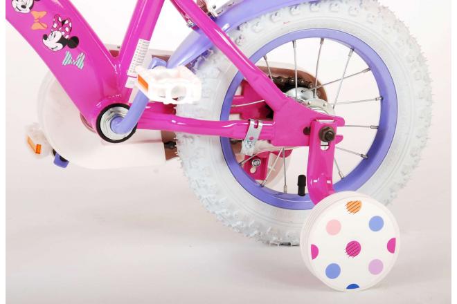 Disney Minnie Cutest Ever! Children's Bicycle - Girls - 12 inch - Pink