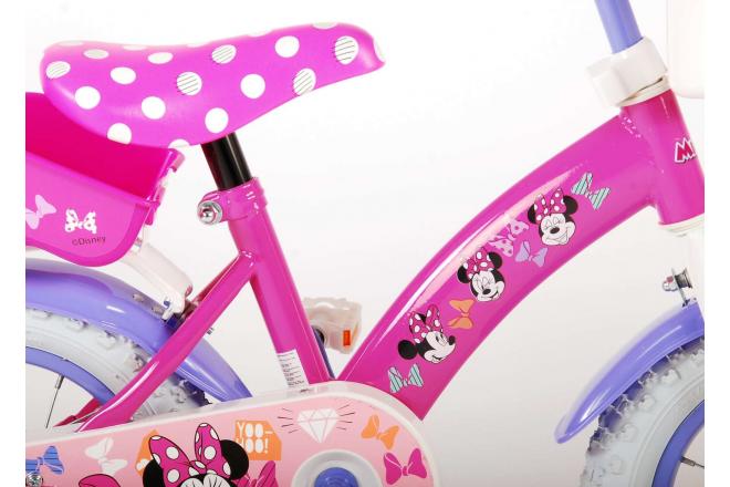 Disney Minnie Cutest Ever! Children's Bicycle - Girls - 12 inch - Pink