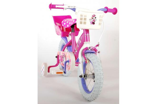 Disney Minnie Cutest Ever! Children's Bicycle - Girls - 12 inch - Pink