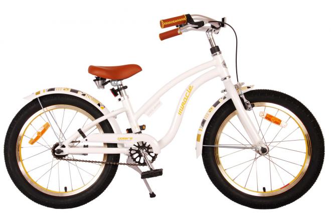 Volare Miracle Cruiser Children's bike - Girls - 18 inch - White - Prime Collection