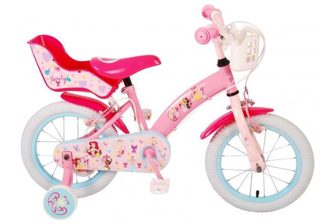 Disney Princess Children's Bike - Girls - 14 inch - Pink - Two Handbrakes