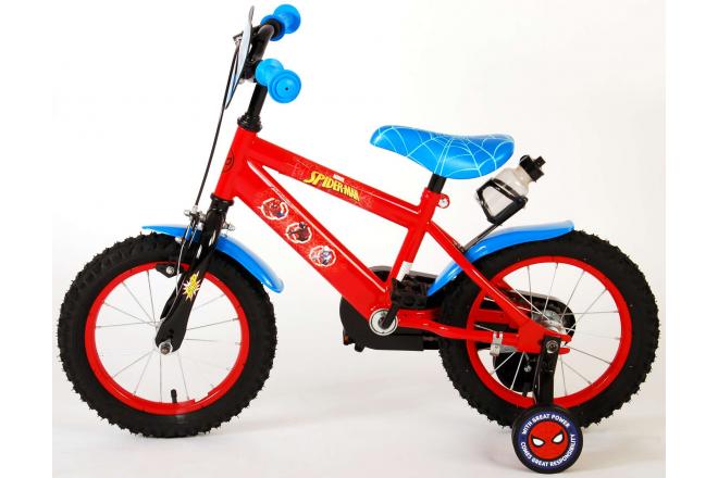 Ultimate Spider-Man Children's Bicycle - Boys - 14 inch - Red Blue