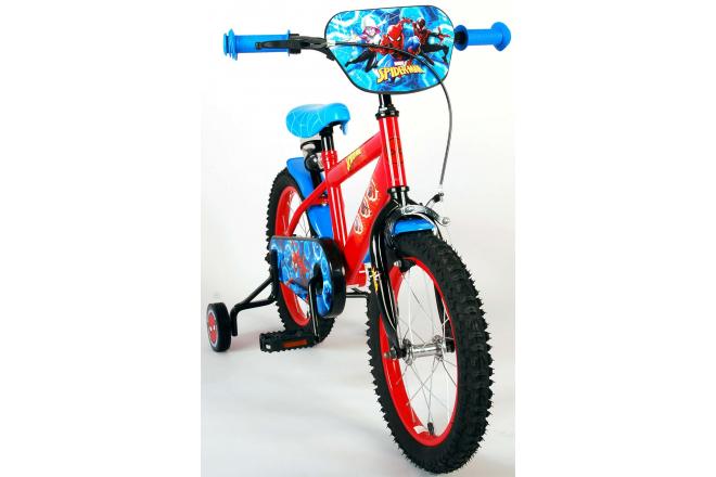 Spider-Man Children's Bicycle - Boys - 16 inch - Blue Red