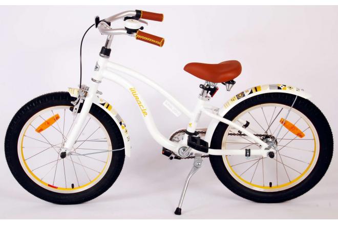 Volare Miracle Cruiser Children's bike - Girls - 18 inch - White - Prime Collection