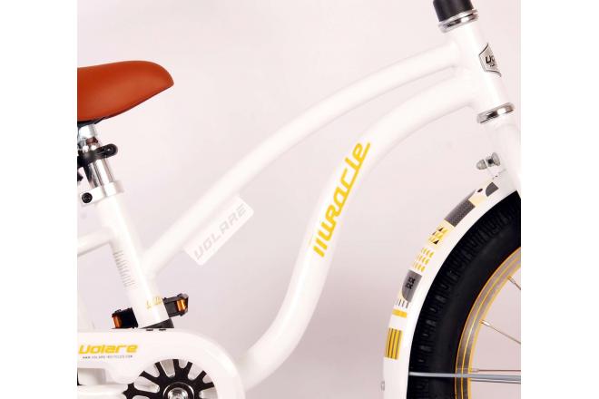 Volare Miracle Cruiser Children's bike - Girls - 18 inch - White - Prime Collection