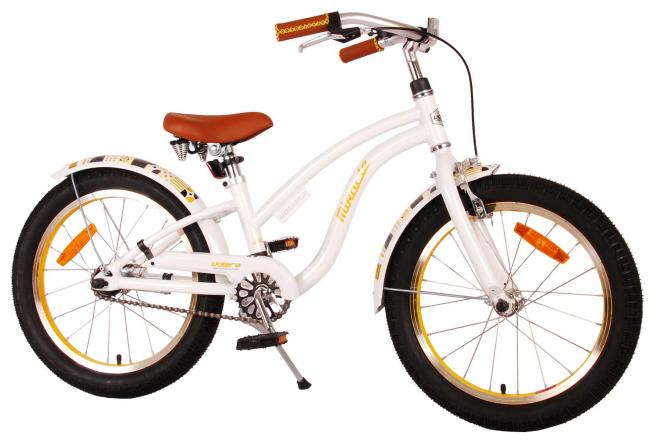 Volare Miracle Cruiser Children's bike - Girls - 18 inch - White - Prime Collection