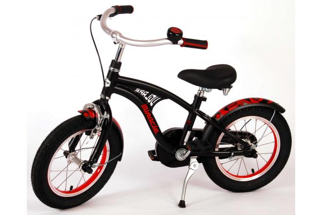 Volare Miracle Cruiser children's bike - boys - 14 inch - matt black - Prime Collection