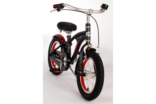 Volare Miracle Cruiser children's bike - boys - 14 inch - matt black - Prime Collection