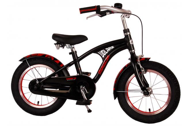 Volare Miracle Cruiser children's bike - boys - 14 inch - matt black - Prime Collection