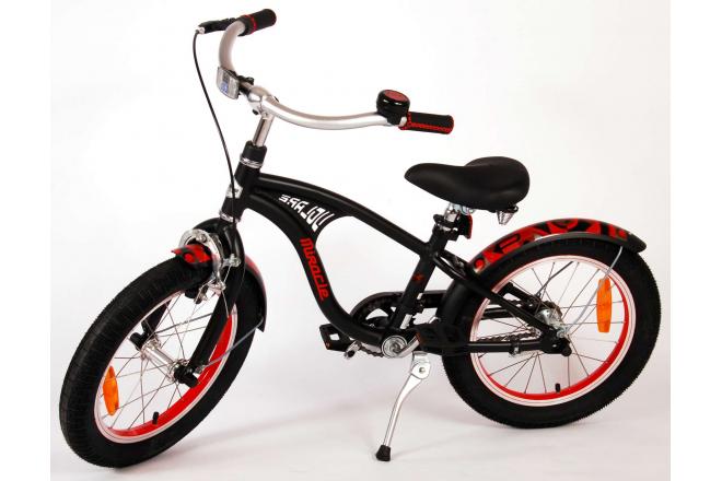 Volare Miracle Cruiser Children's Bike - Boys - 16 inch - Matt Black - Prime Collection