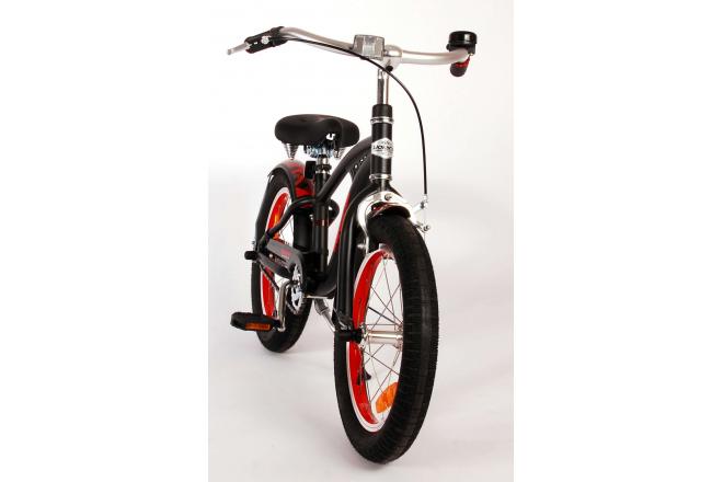 Volare Miracle Cruiser Children's Bike - Boys - 16 inch - Matt Black - Prime Collection