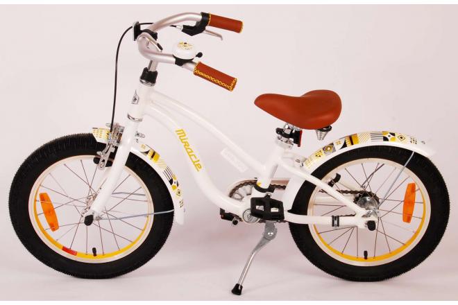 Volare Miracle Cruiser children's bike - Girls - 16 inch - White - Prime Collection