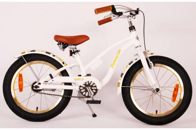 Volare Miracle Cruiser children's bike - Girls - 16 inch - White - Prime Collection