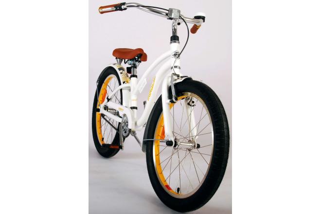 Volare Miracle Cruiser Children's Bicycle - Girls - 20 inch - White - Prime Collection
