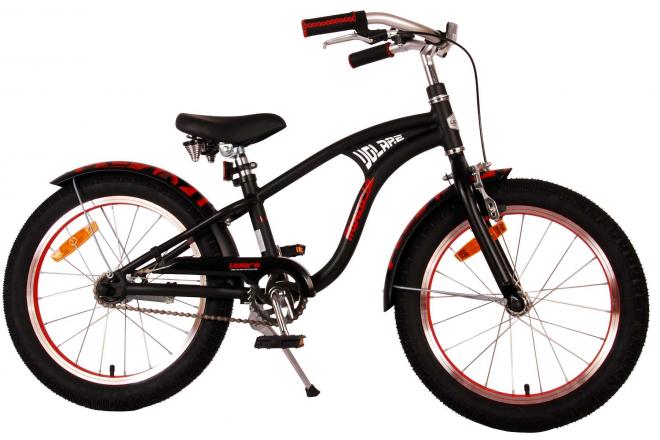 Volare Miracle Cruiser Children's Bicycle - Boys - 18 inch - Matt Black - Prime Collection