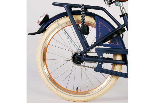 Volare Classic Oma Kinderfiets - Girls - 20 inch - Matt Blue