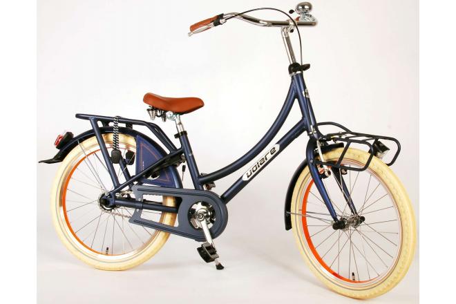 Volare Classic Oma Kinderfiets - Girls - 20 inch - Matt Blue