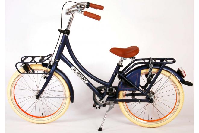 Volare Classic Oma Kinderfiets - Girls - 20 inch - Matt Blue