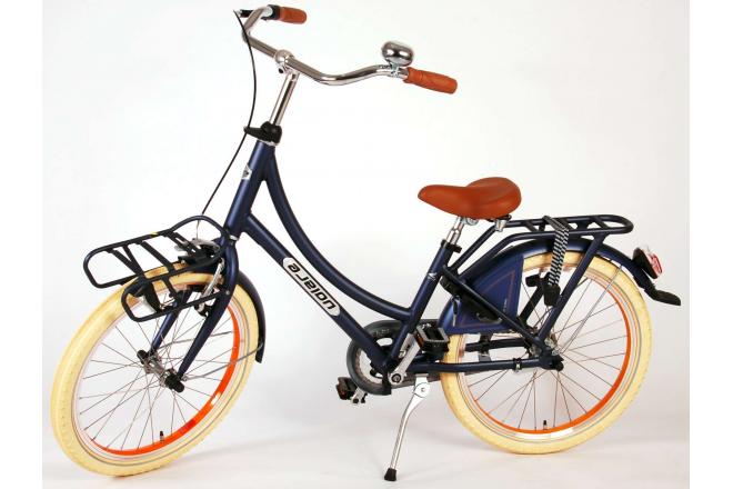 Volare Classic Oma Kinderfiets - Girls - 20 inch - Matt Blue